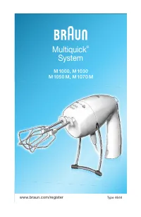 Braun Multiquick M 1070 M