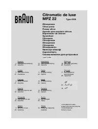 Braun MPZ 22