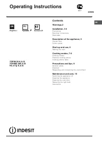 Indesit FA 217 J K.A IX