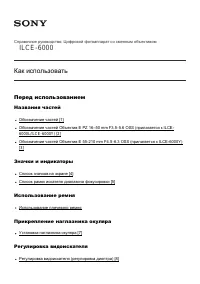 Sony Alpha A6000 (ILCE-6000)