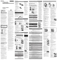 Sony ICD-MX20