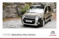 Citroen BERLINGO MULTISPACE 2014