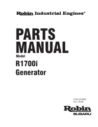 Subaru RG2800i 50Hz