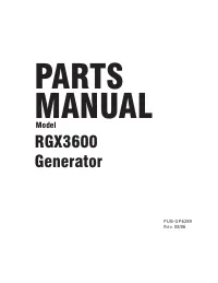 Subaru RGX3600 50Hz