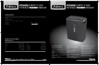 Fellowes P 28S fs 47101