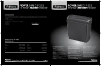 Fellowes P 25S fs 47010