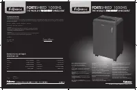 Fellowes Fortishred 1050HS FS 46038