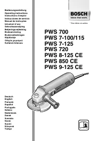 Bosch PWS 8 125 CE