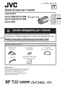 JVC GZ-E10 Everio