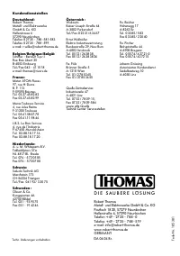 Thomas Biovac 1620 C Aquafilter