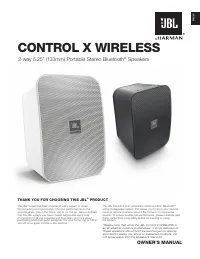 JBL Control X Wireless