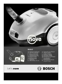 Bosch BSGL 2MOV30