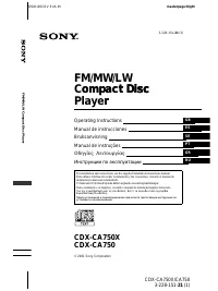 Sony CDX-CA750(X)