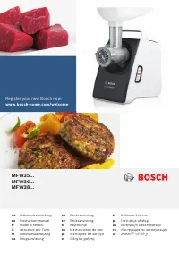 Bosch MFW 3520G (W)