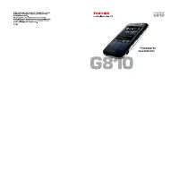 Toshiba Portege G810