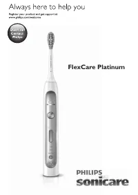 Philips HX9112 Sonicare FlexCare Platinum