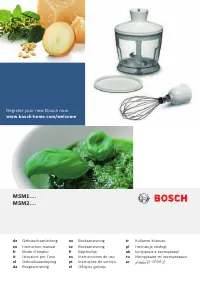 Bosch MSM14200