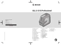 Bosch GLL 2-15 G + LB10