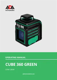 ADA Cube 360 Green Professional Edition