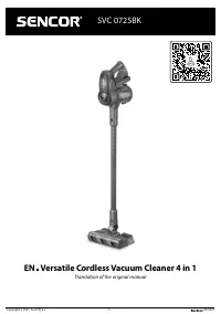 Sencor SVC0725BK