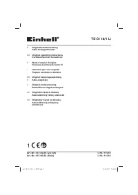 Einhell TE-CI 18/1 Li (4510034)