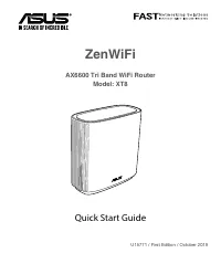 Asus ZenWiFi XT8 2PK AX6600