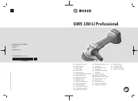 Bosch GWS 180-LI (0.601.9H9.020)