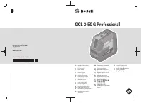 Bosch GCL 2-50