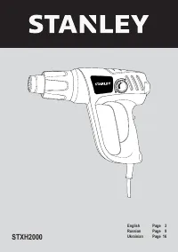 Stanley STXH2000