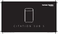 Harman Kardon Citation Sub S