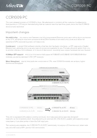 Mikrotik Cloud Core Router CCR1009-7G-1C-1S