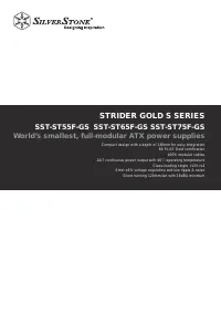 SilverStone Stone STRIDER ST65F