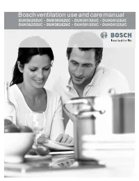 Bosch DUH36152UC