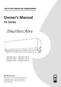 DuctlessAire DA1221-H2