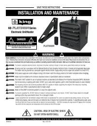 King Electric KB2007-3MP-P