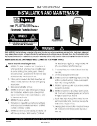 King Electric PKB2010-1-P