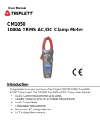 Triplett CM1050