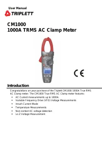 Triplett CM1000-NIST