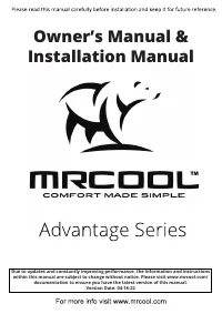 MRCOOL A-09-HP-115C