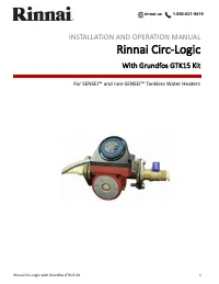 Rinnai CU160EN