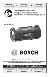Bosch GPB18V 2CN