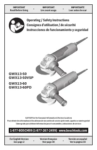 Bosch GWX13 50VSP