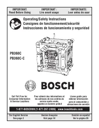 Bosch PB360C