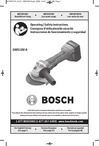 Bosch GWS18V 8B15