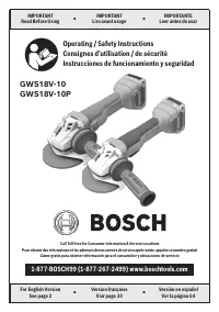 Bosch GWS18V 10PN