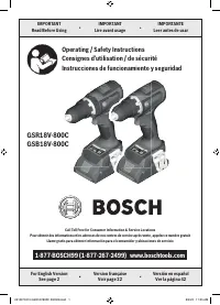 Bosch GSR18V 800CB24