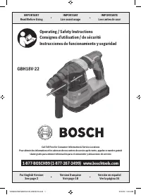 Bosch GBH18V 22K24