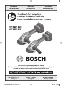 Bosch GWX18V 13PB14