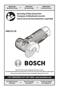 Bosch GWS12V 30N
