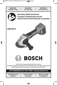 Bosch GWX18V 8N